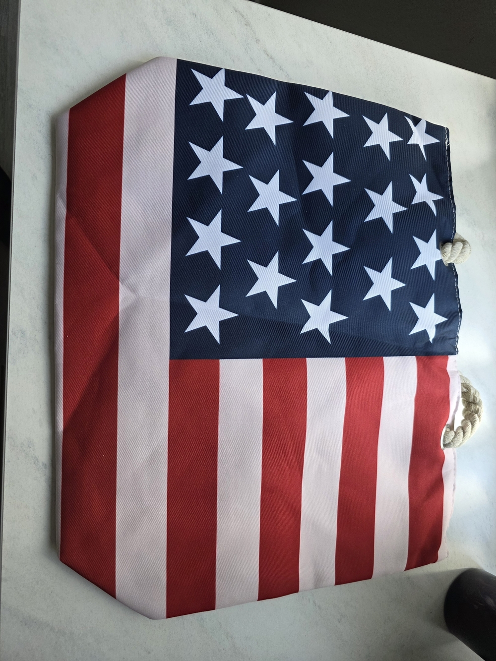 American Flag Tote Bag - Red, White & Blue